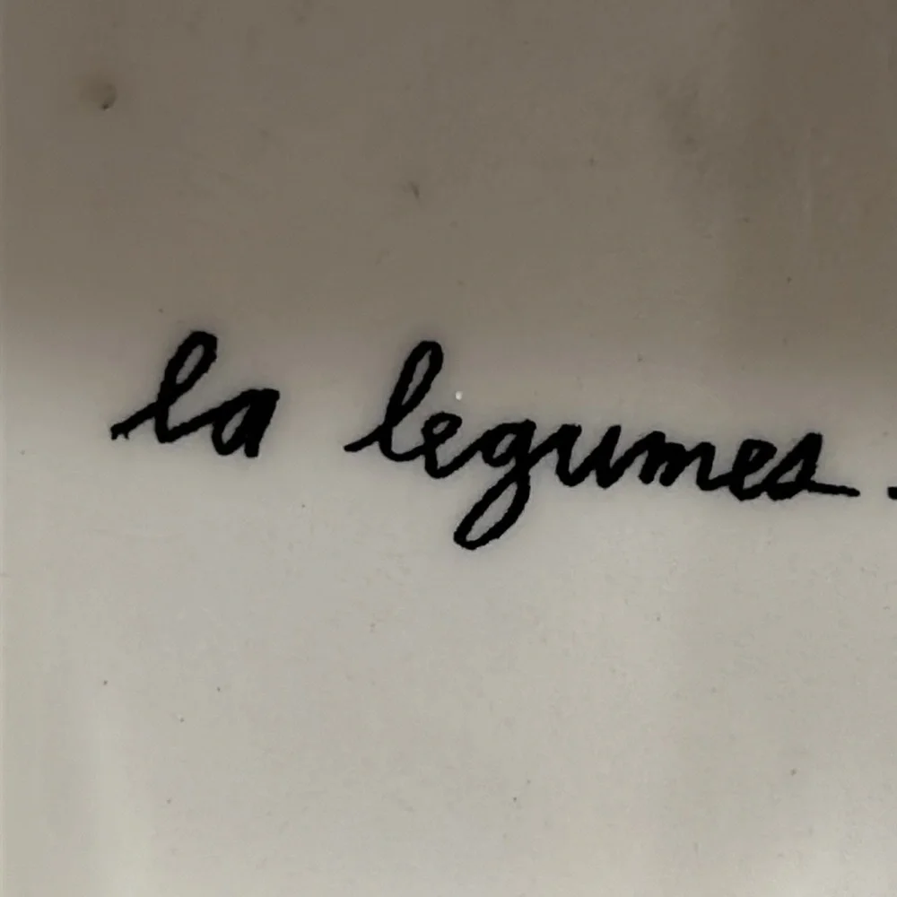 Rae Dunn artisan collection relish dish “le legumes.” Excellent condition